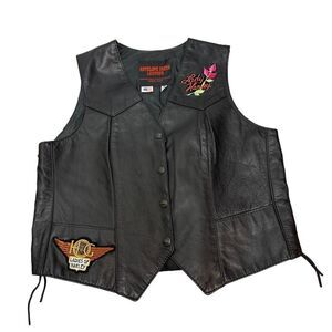 Antelope Creek Leather Lady Harley Vest Women’s Sz. S